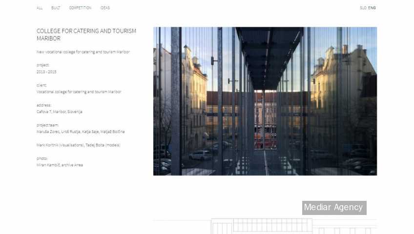 Architecture company profile area (Mediar Agency)
